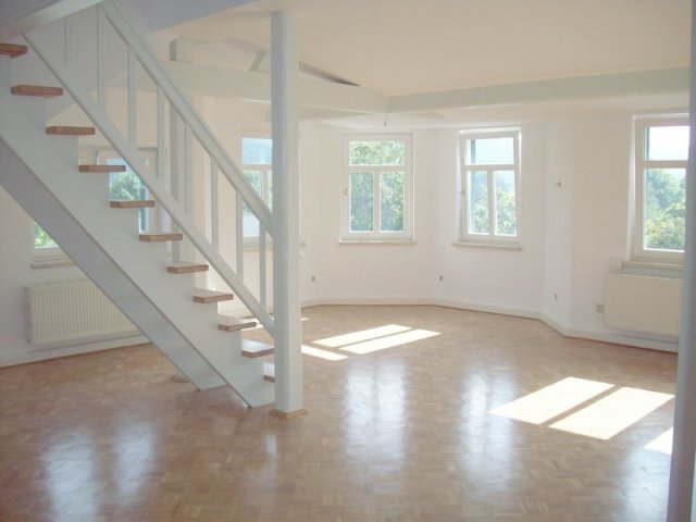 Vermessung einer Wohnung in Berlin, Fläche der Treppe abziehen